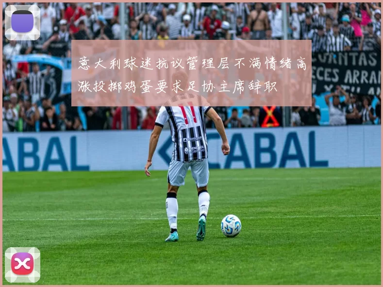 意大利球迷抗议管理层不满情绪高涨投掷鸡蛋要求足协主席辞职